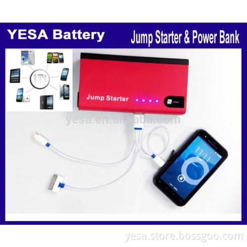 for any displacement Gasoline Car / Diesel Vehicle Thin Tpye 11000mAh Li-ion battery for USB EC5 output Jump Starter